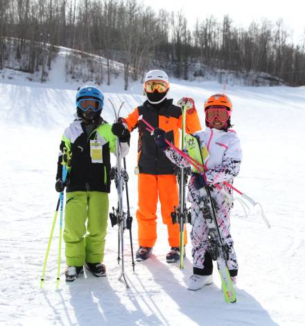 Group of Junior Skiers